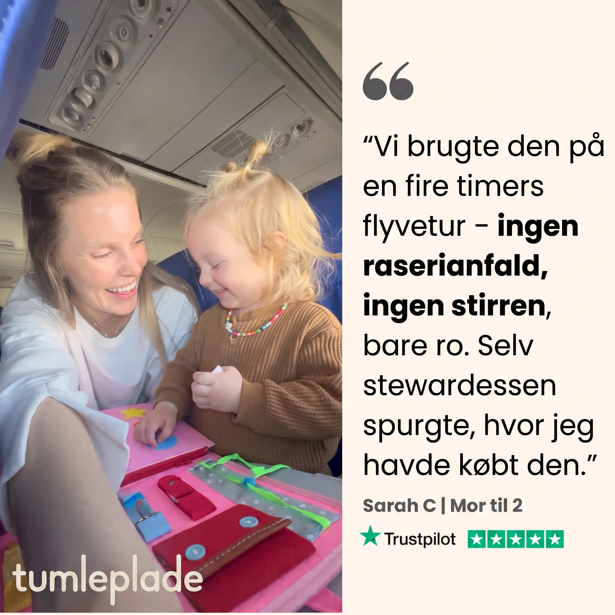 Tumleplade™ Montessori Aktivitetstavle